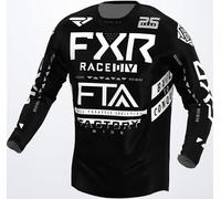 FXR Podium Gladiator Maglia Motocross, nero-bianco, taglia XS per maschi