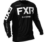 FXR Podium MX Gear Maglia Motocross, nero-bianco, taglia XS per maschi