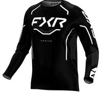 FXR Podium Relay MX Black, maglia S male Nero/Bianco
