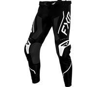 FXR Podium Relay MX Black, pantaloni in tessuto 40 male Nero/Bianco