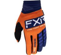 FXR Prime 2023 Guanti da motocross, blu-arancione, taglia XL per maschi