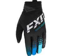 FXR Prime 2023 Guanti da motocross, nero-blu, taglia XL per maschi