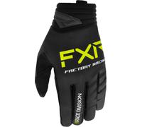 FXR Prime 2023 Guanti da motocross, nero-grigio-giallo, taglia XL per maschi