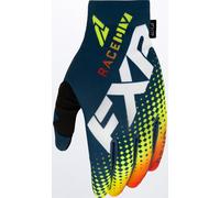 FXR Pro-Fit Air Colored Guanti motocross, blu-arancione, taglia S per maschi