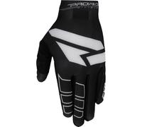 FXR Pro-Fit Air Guanti da Motocross perforati, Bianco/nero, Taglia S