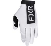 FXR Pro-Fit Air Logo Guanti da Motocross perforati, nero-bianco, taglia S per maschi