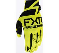 FXR Pro-Fit Lite Guanti da motocross, nero-giallo, taglia L per maschi