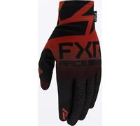 FXR Pro-Fit Lite Guanti da motocross, nero-rosso, taglia L per maschi