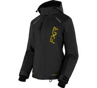 FXR Pulse Giacca da motoslitta da donna, nero-oro, taglia XL per donne