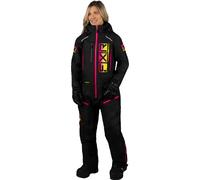 FXR Recruit F.A.S.T. Insulated Ladies One Piece Snowmobile Suit, nero-rosa, taglia 4 per donne