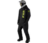 FXR Recruit F.A.S.T. Insulated Tuta da motoslitta monopezzo, nero-giallo, taglia 3XL per maschi
