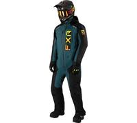 FXR Recruit Lite 2023 Tuta da motoslitta monopezzo, verde-giallo, taglia S