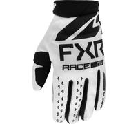 FXR Reflex 2023 Guanti da motocross, bianco/nero, Taglia 2XL