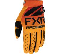 FXR Reflex 2023 Guanti da motocross giovanile, nero-arancione, taglia L