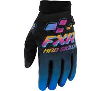 FXR Reflex 2023 Guanti da motocross giovanile, nero-rosa, taglia S