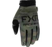 FXR Reflex 2023 Guanti da motocross, nero/mimetismo, Taglia 2XL