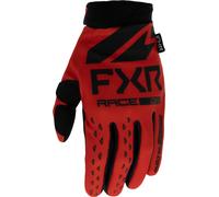 FXR Reflex 2023 Guanti da motocross, rosso/nero, Taglia L
