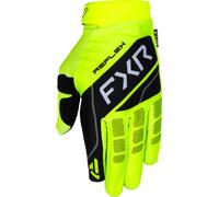 FXR Reflex Dual Guanti da motocross, nero-giallo, taglia L per maschi