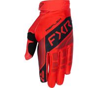 FXR Reflex Dual Guanti da motocross, nero-rosso, taglia M per maschi