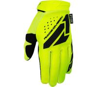 FXR Reflex Guanti da motocross per bambini, nero-giallo, taglia M