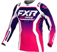 FXR Revo 2025 Maglia da motocross, viola/rosa, Taglia S