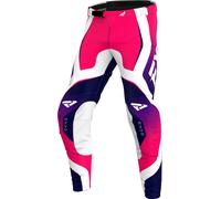 FXR Revo 2025 Pantaloni da motocross per ragazzi, viola/rosa, Taglia 26