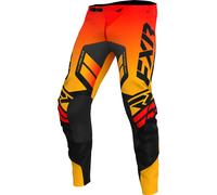 FXR Revo Comp Pantaloni Motocross Giovani, nero-arancione, taglia 26