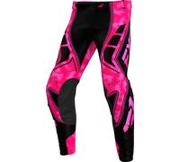 FXR Revo Velocity Pantaloni da motocross, nero/rosa, Taglia 36