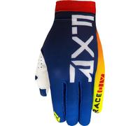 FXR Slip-On Air MX Gear Guanti Motocross, rosso-blu-giallo, taglia S per maschi