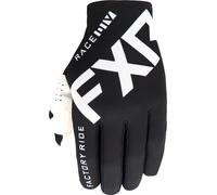 FXR Slip-On Lite MX Gear Guanti Motocross, nero-bianco, taglia XL per maschi