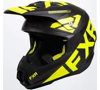 FXR Torque Team Casco per motoslitta, nero/giallo, Taglia S (55/56)