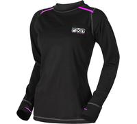 FXR Vapour Merino Camicia funzionale Lady Longsleeve, nero-rosa, taglia S per donne