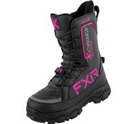 FXR X-Cross Speed Stivali per motoslitte, nero/rosa, Taglia 40