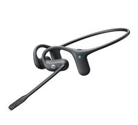 FXWONTY Cuffie aperte con microfono, Bluetooth V5.4, con microfono a cancellazione del rumore e pulsante muto, resistenti all'acqua e al sudore, tempo di lavoro 21 ore per allenamento, guida e