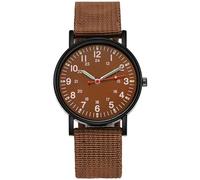 fxwtich Orologio da polso al quarzo da uomo, con luce notturna, 5 colori, Caffè, Stile del quadrante