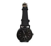 fxwtich Orologio da polso da donna, decorativo, al quarzo, decorazione attraente, nero, Stile del quadrante
