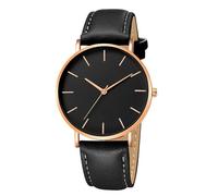 fxwtich Orologio da polso da uomo, decorazione antiurto, alla moda, semplice, al quarzo, compatibile con studenti, C, Stile del quadrante