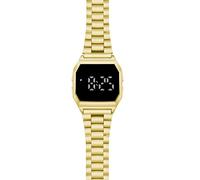 fxwtich Orologio elettronico, unisex, per adulti, idea regalo, dorato, Stile del quadrante