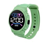 fxwtich Orologio sportivo decorativo multifunzionale creativo grande schermo orologio sportivo studente, Verde, Stile del quadrante