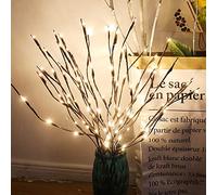 FXxswey Rami luminosi a LED, decorazione per feste e Natale, 3 Bouquets