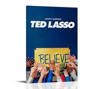 FXZFDCD Poster decorativo da parete su tela, motivo: Ted Lazo, film retrò e stupefacente serie TV, 40 x 60 cm, con cornice