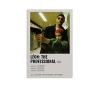 FXZFDCD Poster su tela, motivo: Léon The Professional Retro Movie and Amazing TV, decorazione artistica da parete, per camera da letto, 40 x 60 cm, senza cornice