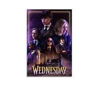 FXZFDCD Poster su tela, motivo mercoledì film retrò e stupefacente serie TV, decorazione artistica da parete, per camera da letto, 20 x 30 cm, senza cornice