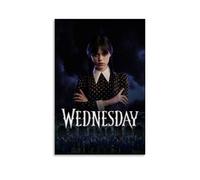 FXZFDCD Poster su tela, motivo mercoledì film retrò e stupefacente serie TV, decorazione artistica da parete, per camera da letto, 20 x 30 cm, senza cornice