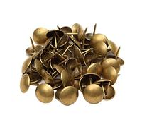 Fxzqgnh 100 Pezzi Chiodi per Mobili Puntine da Divano Borchie da Rivestimento Composizione Lega di Ferro Resistente Adatti per Decorazione