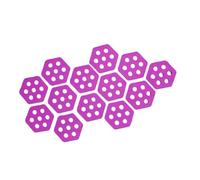 Fxzqgnh 12 Pezzi di Tappetini Antiscivolo Esagonali per Tavole da Surf, Tappetini per Ponte, Grip per Tavole da Paddle, Shortboard, Kiteboard E Skimboard, Rosa