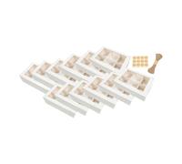 Fxzqgnh 12 Pezzi Scatole Cupcake Porta Dolci Biscotti E Dessert in Carta con Finestra Trasparente Facile Montaggio Resistenti Adatte per Compleanni Matrimoni, 6 Griglie