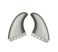 Fxzqgnh 2 Pezzi Appendici Propulsive da Surf Attacco Attacco Single-Tab Composite Appendici Propulsive da Surf Leggere Pinna con Singolo per Surfisti