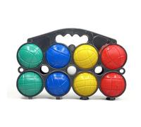 Fxzqgnh 8 Pezzi Bocce con Porta-Bocce Colorate Set Pratico per Spiaggia, Campeggio