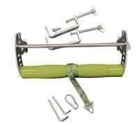 Fxzqgnh Allenatore Avambraccio Multiruolo Multifunzione Esercitatore Avambraccio Struttura Robusta Allenatore Polso per, Lussuoso Rullo per Binari + Morsetti di Fissaggio in Acciaio Inossidabile